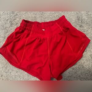 Lululemon shorts. Authentic. Red. Size 4